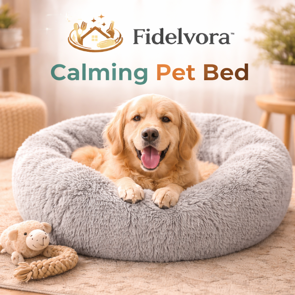 Fidelvora™ Comfort Calming Pet Bed