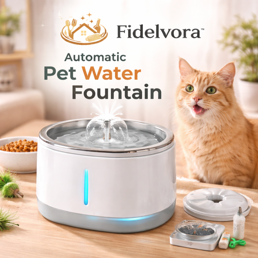 Fidelvora™ Smart Automatic Pet Water Fountain