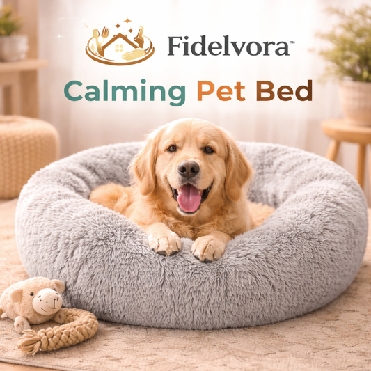 Fidelvora™ Comfort Calming Pet Bed